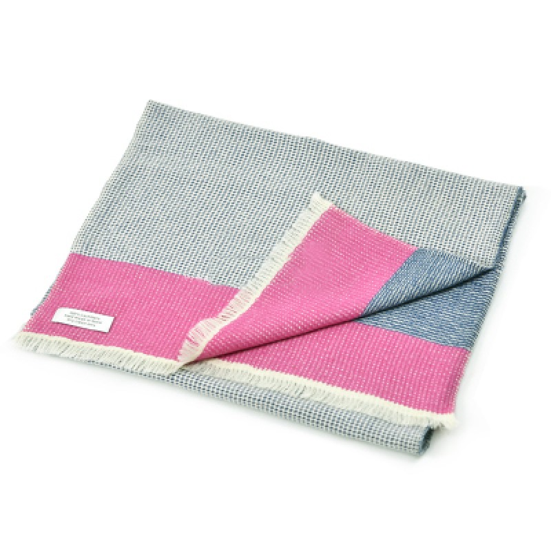 Pure Cashmere Scarves Pink Bicolor Women Fashional Winter Scarf